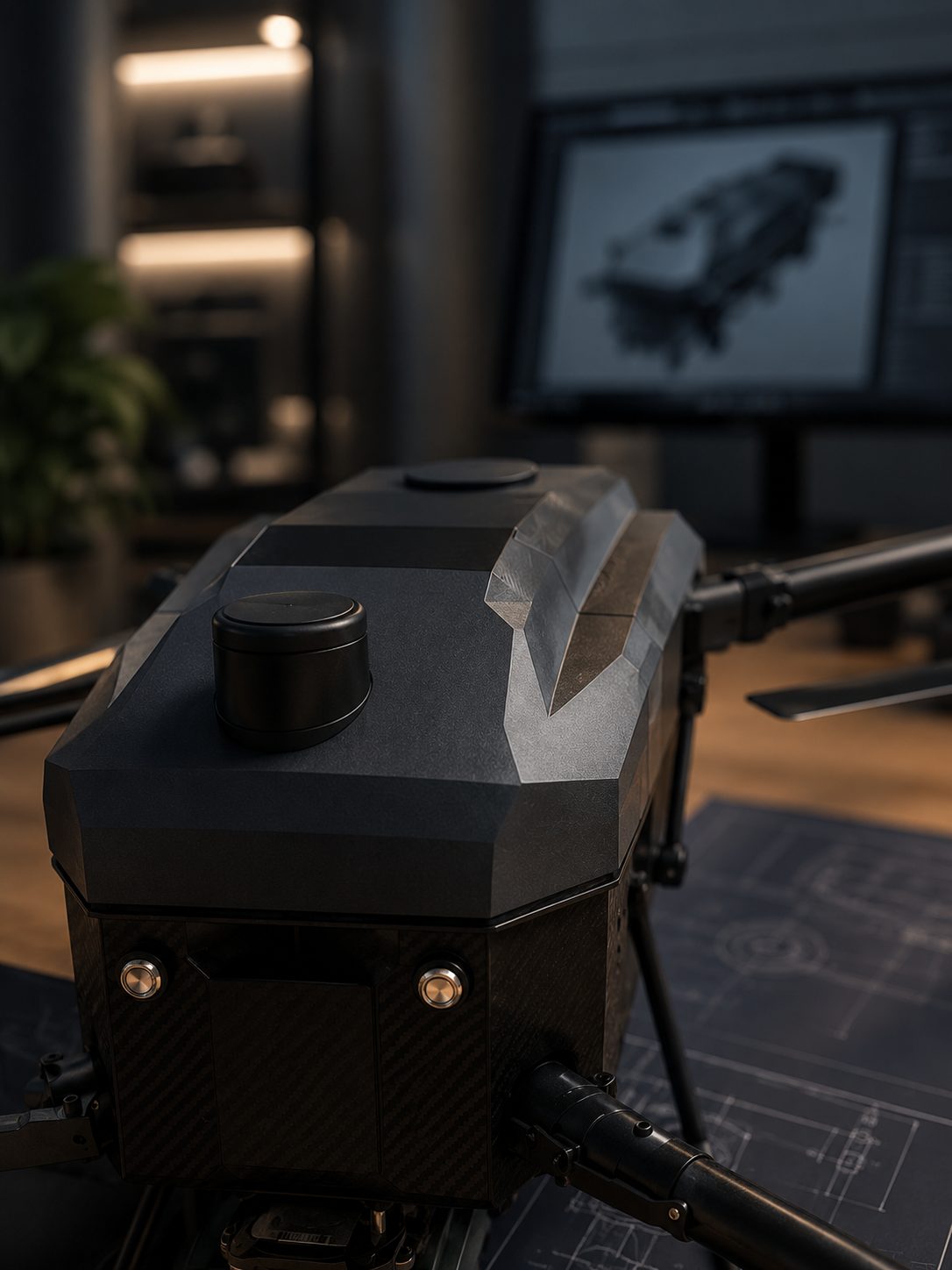 Drone hood enclosure design